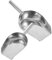 GLEAVI 2Pièces Pelle Acier Inoxydable Scoop de Nourriture Multi Usage pour Cuisine Compacte et pour Glace Farine et Aliments Secs Pratique et