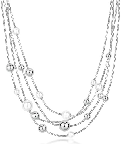 Brosway Collana Donna in Acciaio | Collana Con Perle | Collezione Perfect - BPC50