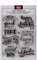 VIVA DECOR - 3PL 400316900 Transparenter Stempelsatz, Schriftzug Englisch, Einheitsgröße