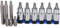 Torx Star Male Bit Sockets T40 T45 T50 1/2 Drive + 6 x T40 with 10mm Hex