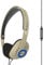 Koss KPH30iRB - Cuffie on-ear, microfono in linea e telecomando touch, design con profilo D, cablate con spina da 3,5 mm, colore beige ritmo