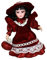 Perfeclan SpielzeugSpielzeugpuppe SammlerSpielzeugpuppe Deko SpielzeugSpielzeugpuppe 20 cm, Rot