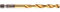 Milwaukee Shockwave Metal Drill Bit HSS-G Red Hex Titanium 1/4 Inch 6.5 x 107 mm