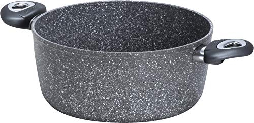 Aeternum, Madame Petravera 3.0, Casseruola Antiaderente, Ideale per Induzione, Diametro 20 cm, Full Induction, Grigio
