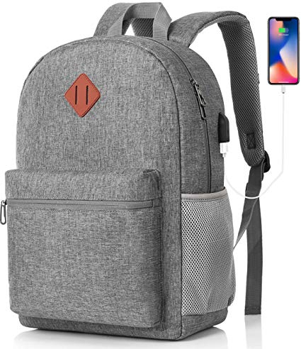 YAMTION Rucksack Herren Schulrucksack Damen,Rucksack Jungen Teenager Rucksack Schule Mädchen Schultasche Mädchen mit 15,6 Laptopfach & USB für Universität Business Städtetrip