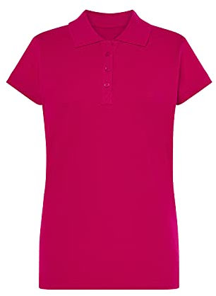FYL Polo Manica Corta Donna, rosa, M
