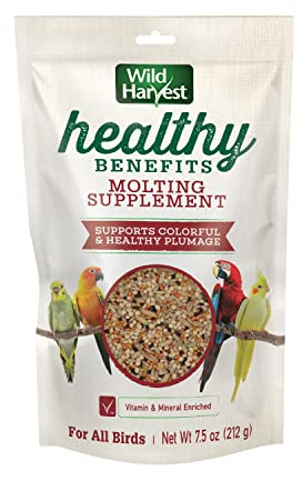 Wild Harvest Healthy Benefits Molting Supplement, 7.5 Oz., for All Birds