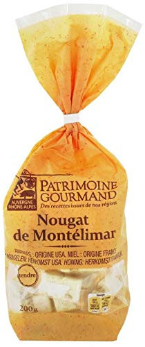 PATRIMOINE GOURMAND - Nougat Tendre De Montelimar Sachet 200G - ( Lot De 3 )