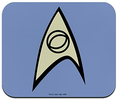 Star Trek Science Shield Low Profile Thin Mouse Pad Mousepad