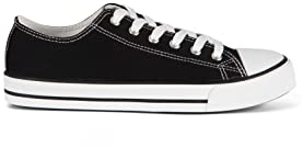 CULTZ Diamond Unisex Sneaker Damen Herren Low Top Turnschuhe Black 40