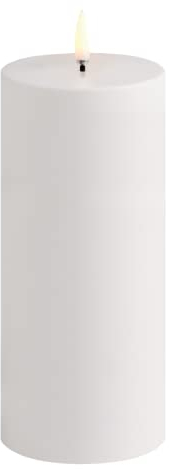 Uyuni - Outdoor LED Pillar Candle - White - 7,8x17,8 cm (UL-OU-WH78017)