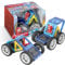 Magformers Kart Rally Magnetic Tiles And Blocks Toy. Makes Vehicles 3D Models. STEM Toy Creative Play, 707022