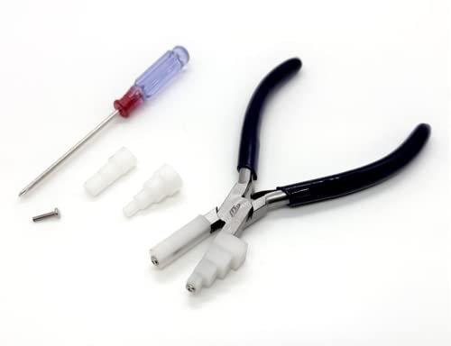 Nylon Jaw Pliers Round Square Oval Bending Forming Interchangeable Wire Wrapping non-metal Jaws a set of the nylon jaws is included for Jewelry Making, Modelers, Hobby and other Crafts By JTS