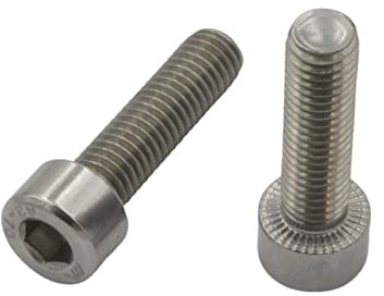 BRESKO Zylinderschrauben M8 Edelstahl A2 Solar PV Vollgewinde Innensechskant Zylinderkopf Innensechskantschraube Rostfrei (M8x20 mm, 20 Stück)