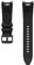 Samsung Hybrid Eco-Leather Band (M/L) ET-SHR96 für die Galaxy Watch6, Uhrenarmband, Original Armband, Lederimitat, Fluorkautschuk, klassischer Stil, sportlich, elegant, angenehmer Sitz, Black