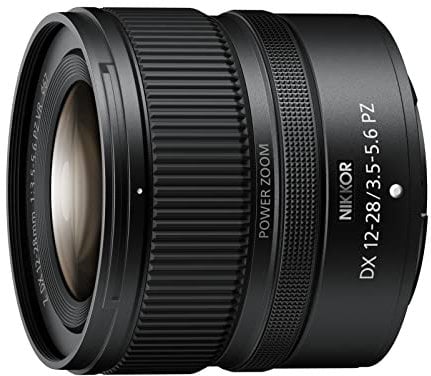 Nikon NIKKOR Z DX 12-28mm f/3.5-5.6 PZ VR, Zoom Motorizzato Ultragrandangolo 12-28, Obiettivo Per Vlogging, Formato DX, Versatile, Leggero, Bilanciato, Nero. [Nital Card: 4 Anni di Garanzia]