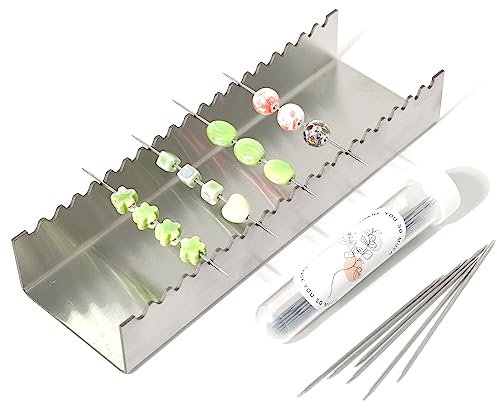 UPTTHOW Bead Baking Rack, Polymer Clay Tools, Drying Rack for Polymer Clay Jewelry Making Tool with 20 Skewers
