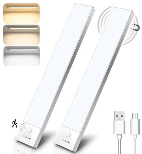 OUILA Luz LED Armario Magnética con Sensor Movimiento