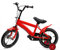 TESUGN Kinderfahrrad, 14 Zoll Kinderfahrrad mit Stützräder, Outdoor Sportlich Kinderfahrräder, Rotes Fahrrad für Mädchen und Jungen 3-8 Jahre und mehr
