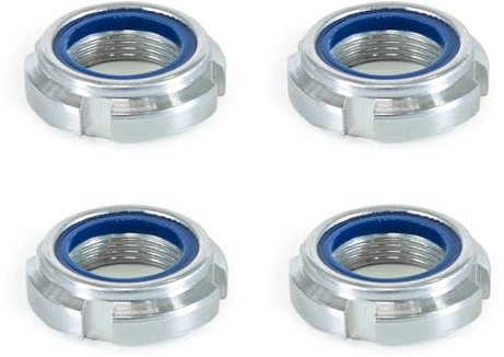 Ganter Normelemente | Tuercas de ranura similares a DIN 1804 | GN 1804.1-M17X1 | 4 unidades | acero autobloqueante | rosca M17 x 1