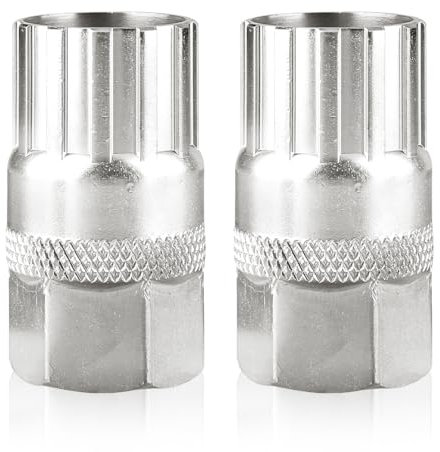 GLADFRESIT 2Pcs Bicycle Carbon Steel Freewheel Removal Tool, Portable Flywheel Sleeve Repair Tool Kit for 6-11 Speed Freewheel Lower Bracket Removal Tool