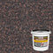 Isolbau - Buntsteinputz für Außen und Innen (Graphit, Rotbraun) 20 kg - BP85 Mosaikputz Dekorationsputz Frostsicher, Wasserfest, Stoßfest