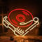 LMSIGNLY Platens Pieler - Targa al neon, stile retrò, rosso caldo, piastra musicale, luce al neon, per studio musicale, decorazione dal vivo, luce al neon, per camera da letto, birra, bar, decorazione