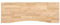 vidaXL Schreibtischplatte Unbehandelt 140x60x2,5 cm Massivholz Eiche, Arbeitsplatte, Küchen Arbeitsplatte, Ersatztischplatte, Tischplatte
