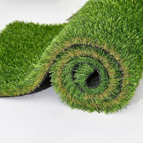 YOEVU Césped Artificial 30mm | Alta Densidad y Textura Realista | Apto para Jardín, Terraza, Balcón o Interiores | Resistente al Clima | Drenaje Rápido y Suave al Tacto | 1x2 Metros