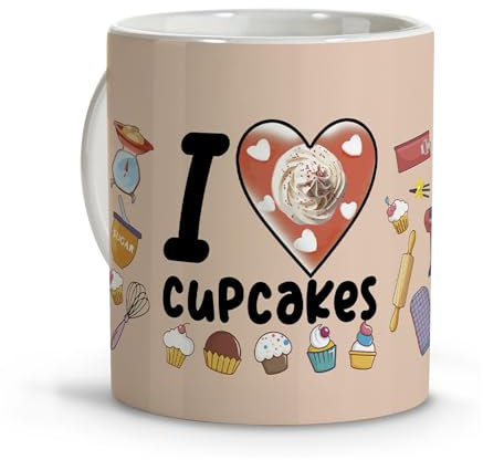 Taza para infusiones original. Tazas con frases graciosas. Regalos originales mujer. Ideas regalo amiga cumpleaños. Tazas cerámica bonitas. Caneca. Pasteleria. Magdalenas. Taza cupcake