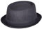 Trenzeo Porkpie Fashion Hat – Breathable Summer Mesh Pork Pie Hat for Men Outdoor Hat Men's Hats (UK, Alpha, M, Standard, Black)