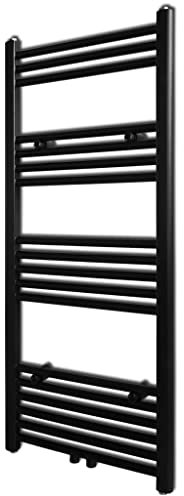 Casa & Giardino, Mobili-Nero Bagno Riscaldamento Centrale Radiatore Portasciugamani 500x1160mm
