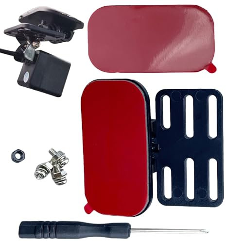 Rear Camera Mount Bracket, Dash Cam Rear View Camera Mount With A Screwdriver Tool, Adjustable Back Windshield Backup Mirror Holder Adhesive Car Reverse Recorder Car Cam Dash