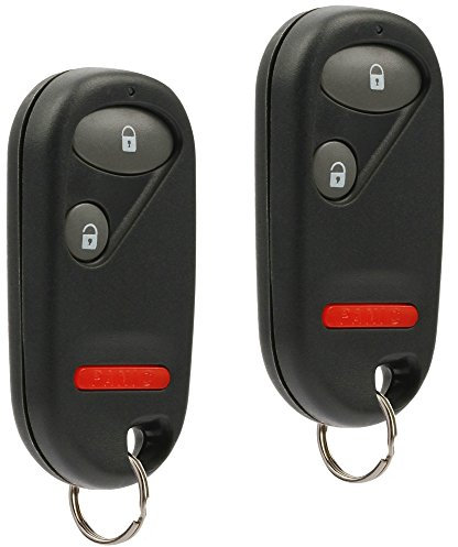 2 Key Fob Keyless Entry Remote fits Honda Civic EX LX DX 2001 2002 2003 2004 2005 / Honda Pilot 2003 2004 2005 2006 2007 (NHVWB1U521, NHVWB1U523) with Instructions