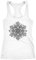 Neverless Damen Tank-Top Mandala Ornament Bohemian Boho Ethno Racerback weiß L