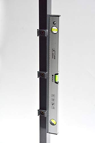 Zaun-Nagel ALU Magnet - Wasserwaage 60 cm Pfostenwaage Richtwaage Zaunwaage