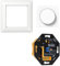 idinio Smart Universaldimmer als Komplettset mit Jung AS 500 alpinweiß Rahmen/Abdeckung, Phasenabschnitt, Phasenanschnitt, bis 250W