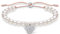 Thomas Sabo Armband weiße Perlen mit Herz pavé, 925 Sterlingsilber, 13-20 cm Länge