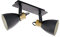 EGLO Deckenlampe Coswarth, 2 flammige Deckenleuchte Vintage, Industrial, Retro, Deckenstrahler aus Stahl und Holz, Wohnzimmerlampe in Anthrazit, Creme-Weiß, Natur, Küchenlampe, Spots mit E27 Fassung