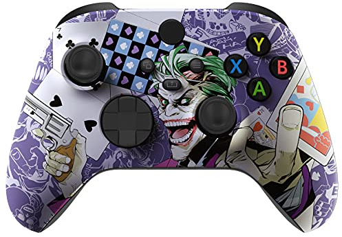 eXtremeRate Front Gehäuse Case für Xbox Series X/S Controller, DIY-Ersatz Frontplatte Hülle Skin Shell Cover Set für Xbox Core Controller Model 1914(Karten)-KEIN Gamepad