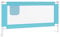 vidaXL Kleinkind Bettschutzgitter Bettgitter Kinderbettgitter Babybettgitter Gitter Kinderbett Babybett Rausfallschutz Blau 160x25cm Stoff