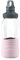 Emsa N31012 Drink2Go Glas Trinkflasche | Fassungsvermögen: 0,5 Liter | Schraubverschluss | 100% dicht/hygienisch/rein | Silikonmanschette | Puder Rosa