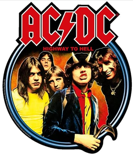 AC/DC Highway to Hell Aufkleber Sticker Hardrock Metal Heavy Angus ca. 11x10 cm
