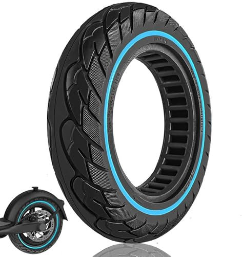 Felixstory Vollreifen 50/75-6.1 10x2.125 Zoll für Pure Air Elektroroller, isinwheel S9max, Ninebot D38, NUI KQI3, JUICEASE, Kaboo Mantis 10, Xiaomi Mi 3 lite usw. - pannensichere Reifen