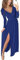 JENJON Femme Robe Col V Elegant Manches Longues Plissée Elastique Robes 2.0 Solide Cassique de Casual