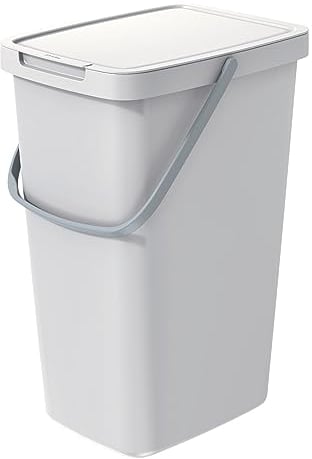 Keden Systema Q Cubo de Basura Cubo de Reciclaje (20L, Color Ceniza)