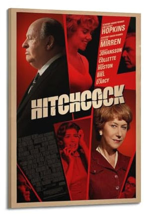 VZRSQZK Hitchcock Filmposter, dekoratives Gemälde, Leinwand-Wandposter und Kunstdruck, modernes Familienschlafzimmer-Dekor-Poster, 60 x 90 cm