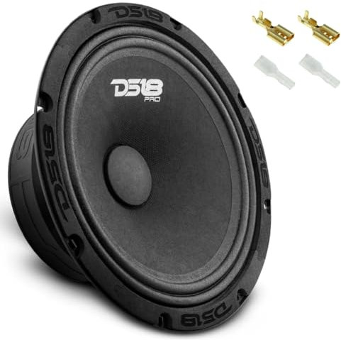 1 Set FÜR DS 18 PRO-GM8.4 20 cm 200 mm 8 Durchmesser Mitteltöner 190 Watt rms und 580 Watt max, 4 Ohm, Empfindlichkeit 94 dB, für Autos, 1 Stück + Montagefaston