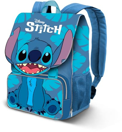 Disney Lilo und Stitch Sit-EXP Ausbaufähig Rucksack, Blau, 30 x 45 cm, Kapazität 28 L