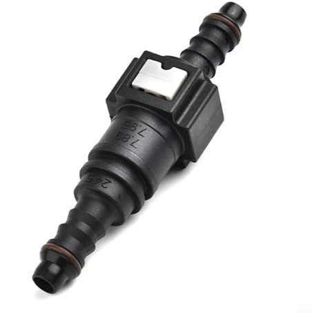 Black Nylon Fuel Line Hose Quick Release Push in Connector Kit for Petrol Diesel Engine 6Mm 1/4 8Mm 5/16 Straight Elbow